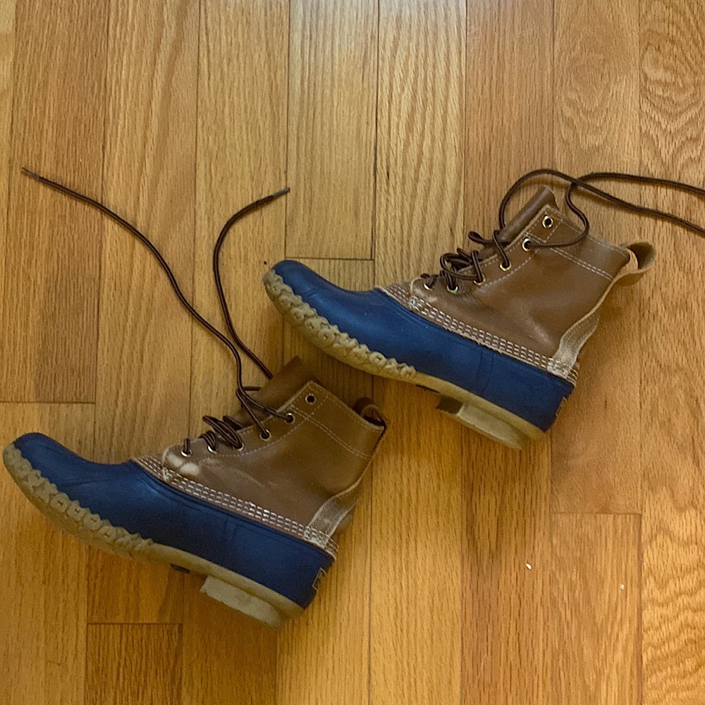 LL Bean boots.